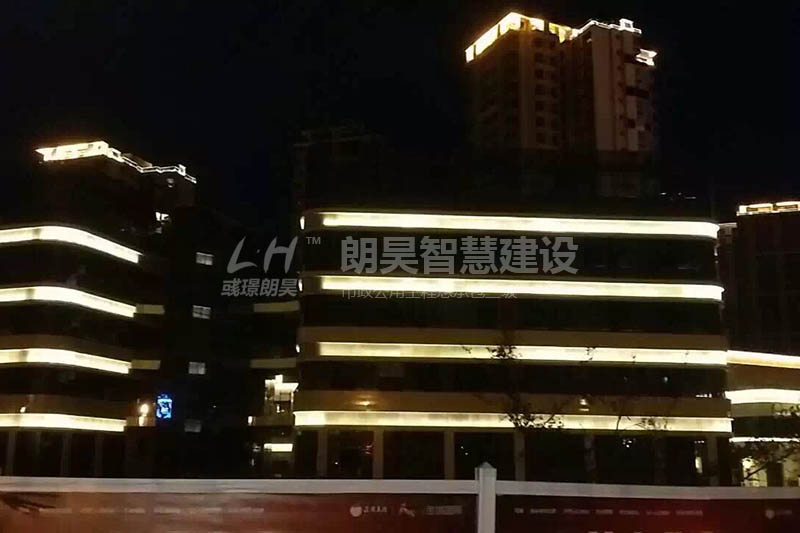 正黄集团遂宁项目亮化工程